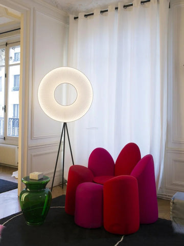 Iris Floor Lamp ∅ 23.6″ - Yiosilamp