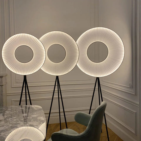 Iris Floor Lamp ∅ 23.6″ - Yiosilamp