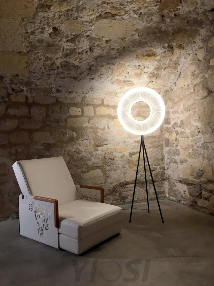 Iris Floor Lamp ∅ 23.6″ - Yiosilamp