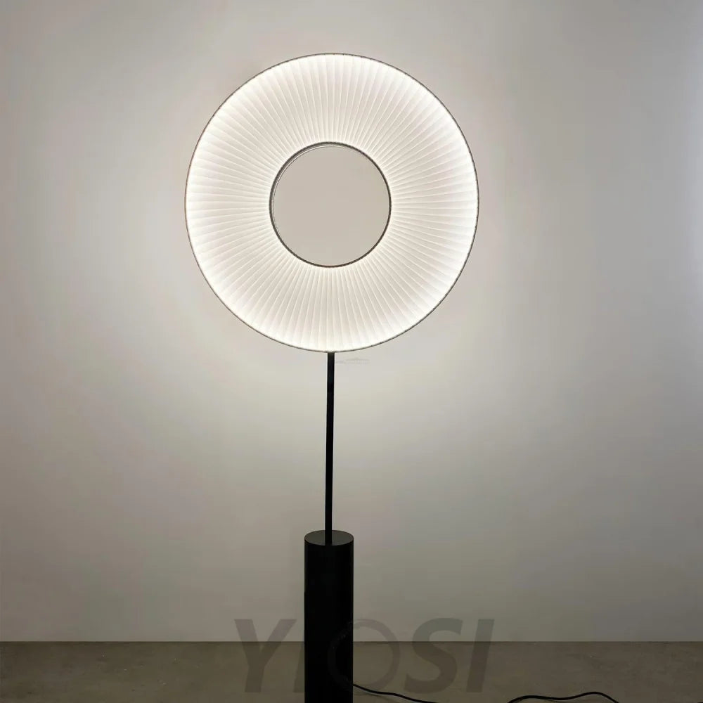 Iris Totem Floor Lamp with Different Plug - Fabric-1-Yiosilamp