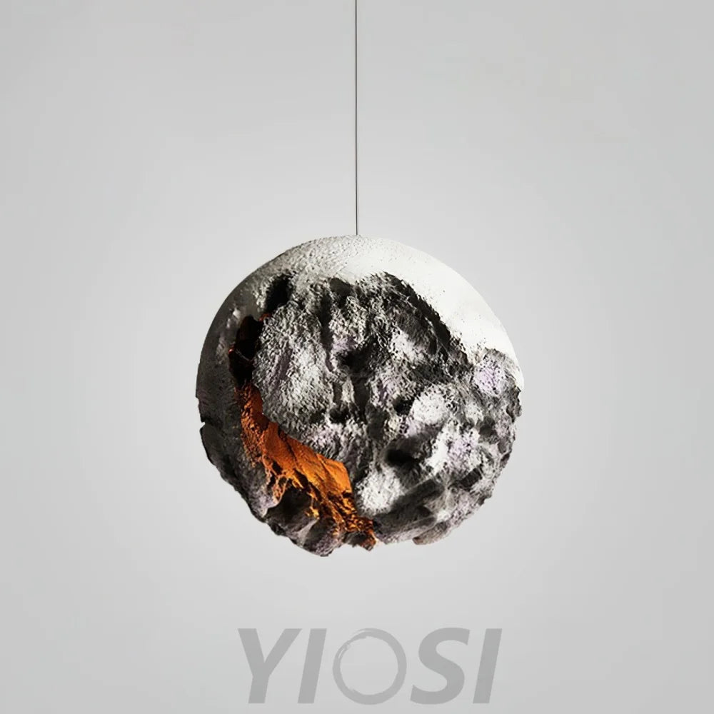 Irregular Planet Pendant ∅ 11.8″ - Foam-1-Yiosilamp