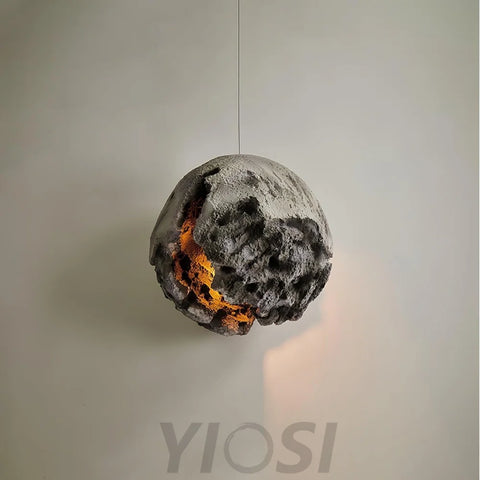 Irregular Planet Pendant ∅ 11.8″ - Foam-1-Yiosilamp
