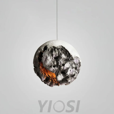 Irregular Planet Pendant ∅ 11.8″ - Foam-1-Yiosilamp
