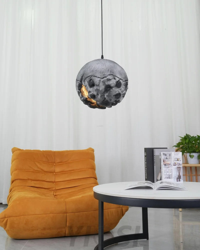 Irregular Planet Pendant ∅ 11.8″ - Foam-1-Yiosilamp