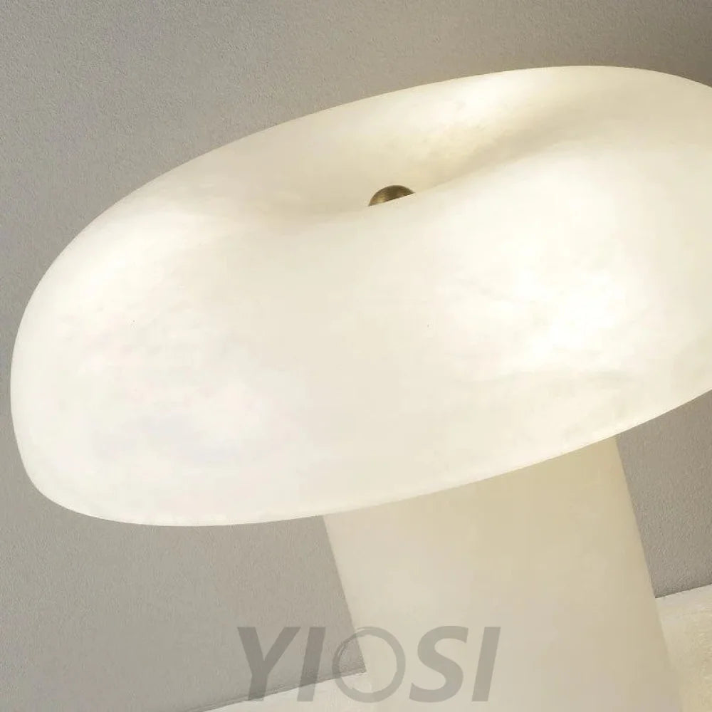 Janet Alabaster Mushroom Bedside Table Lamp