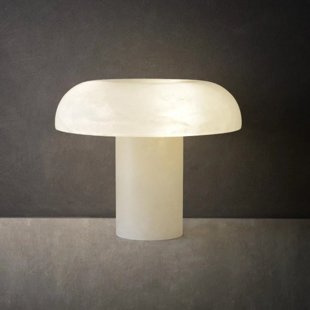 Janet Alabaster Mushroom Bedside Table Lamp