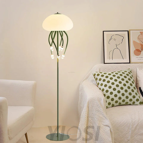 Jellyfish Floor Lamp with 6+1/9+1 heads - Jellyfish-1-Yiosilamp