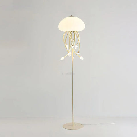 Jellyfish Floor Lamp with 6+1/9+1 heads - Jellyfish-1-Yiosilamp