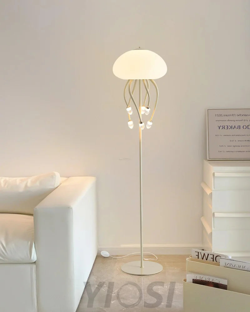 Jellyfish Floor Lamp with 6+1/9+1 heads - Jellyfish-1-Yiosilamp