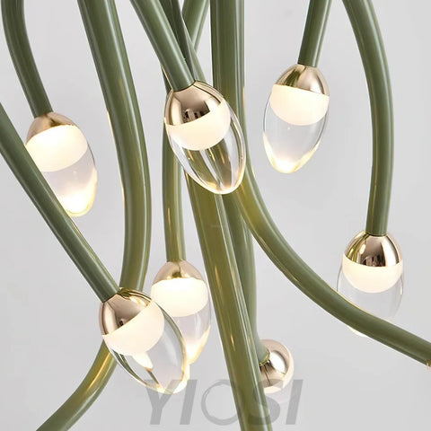 Jellyfish Floor Lamp with 6+1/9+1 heads - Jellyfish-1-Yiosilamp