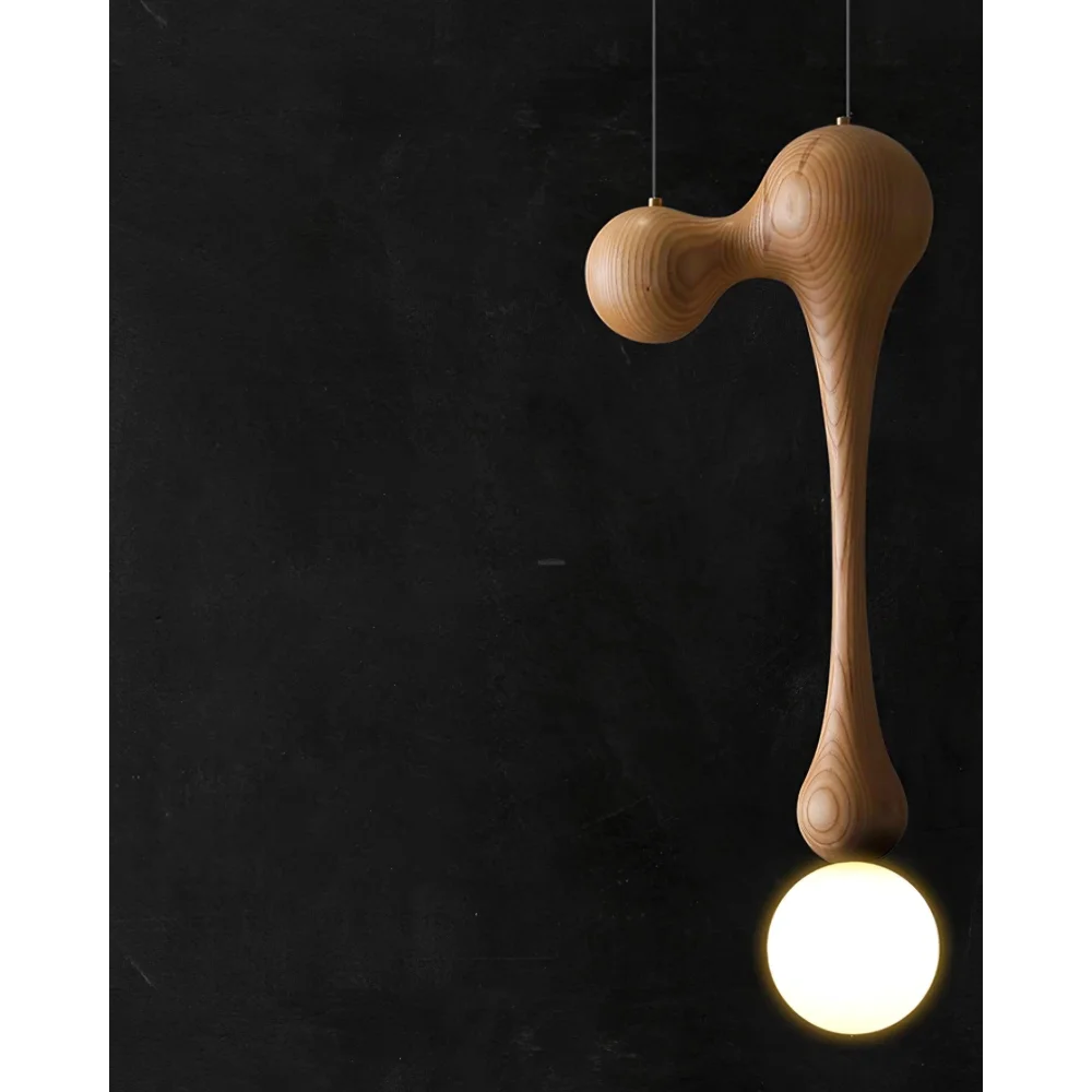 Jenna Wooden Pendant - Wood-1-Yiosilamp