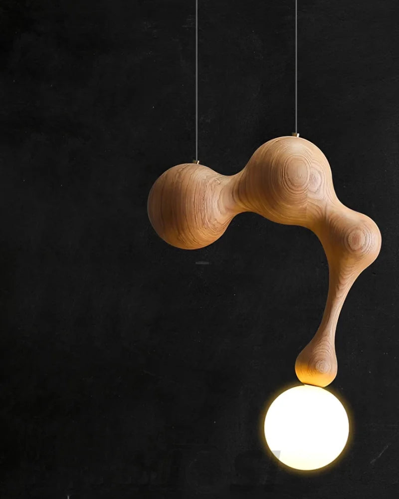 Jenna Wooden Pendant - Wood-1-Yiosilamp