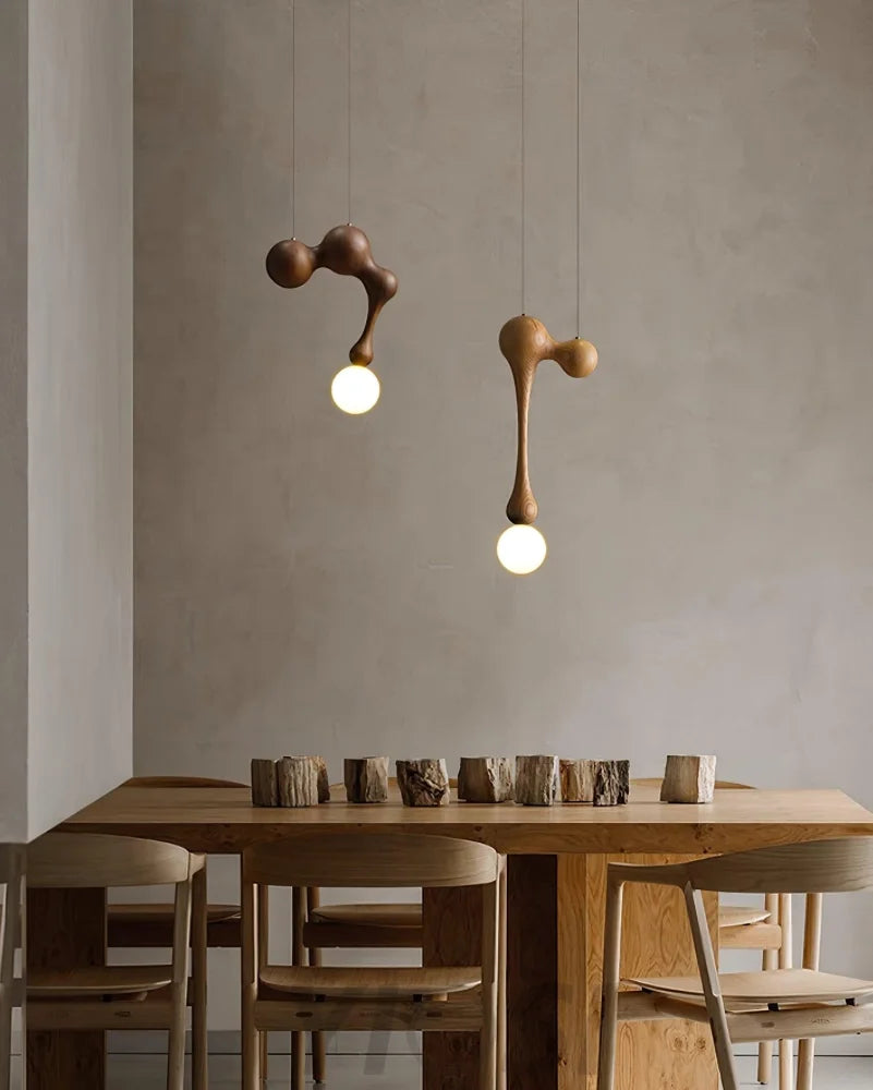 Jenna Wooden Pendant - Wood-1-Yiosilamp