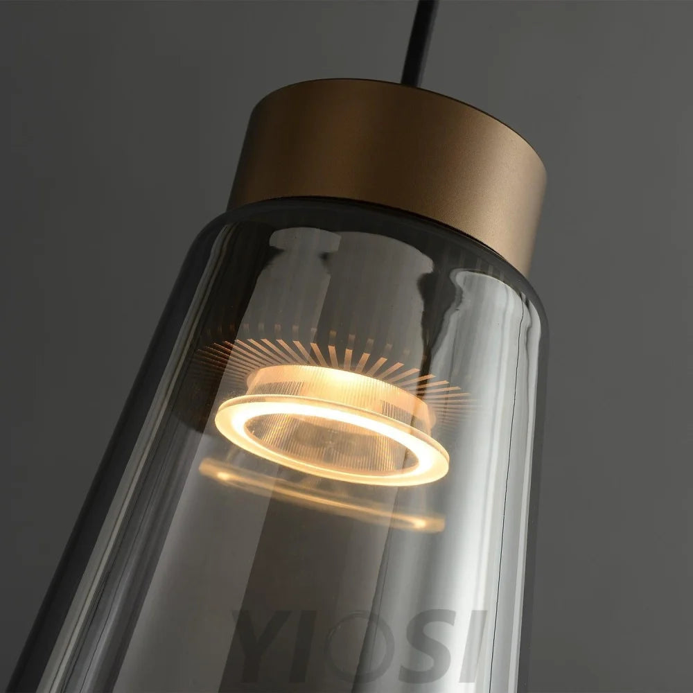 Jerez2 Pendant Light ∅ 4.9″ - Art Glass-1-Yiosilamp