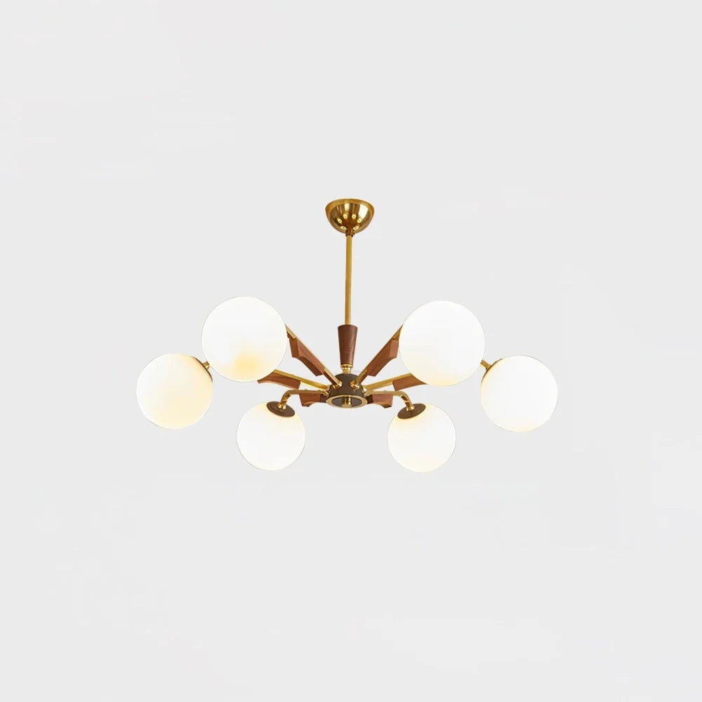 Jeri Sputnik Chandelier with 3/6/8 heads - Bend-1-Yiosilamp