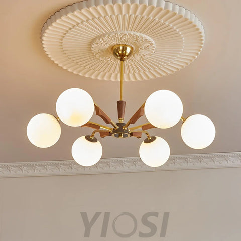 Jeri Sputnik Chandelier with 3/6/8 heads - Bend-1-Yiosilamp