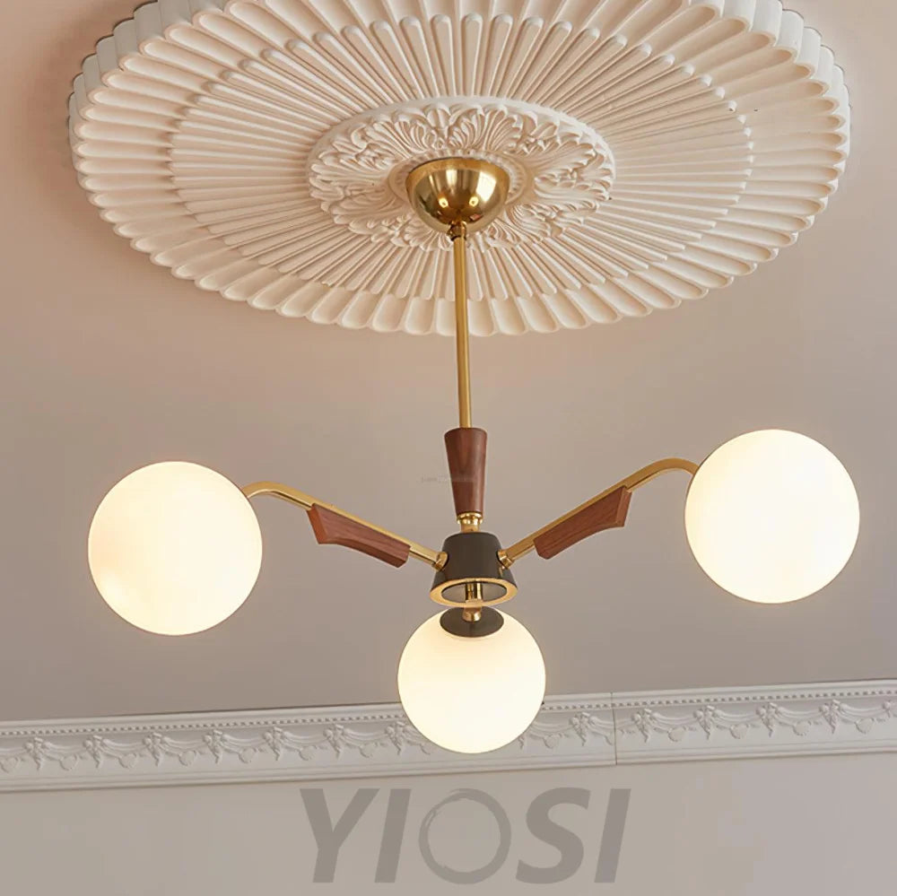 Jeri Sputnik Chandelier with 3/6/8 heads - Bend-1-Yiosilamp