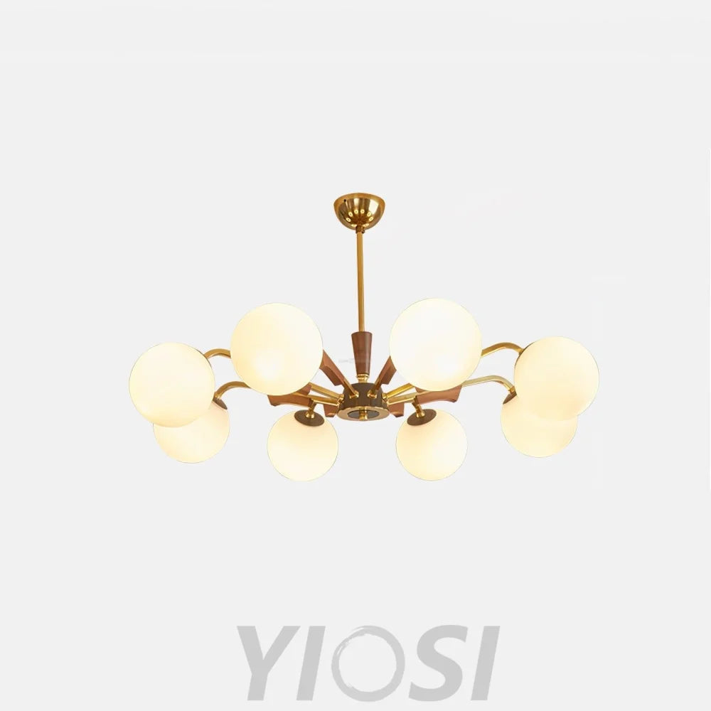 Jeri Sputnik Chandelier with 3/6/8 heads - Bend-1-Yiosilamp