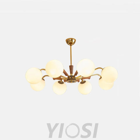Jeri Sputnik Chandelier with 3/6/8 heads - Bend-1-Yiosilamp