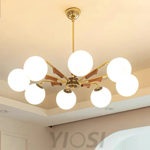 Jeri Sputnik Chandelier with 3/6/8 heads - Bend-1-Yiosilamp