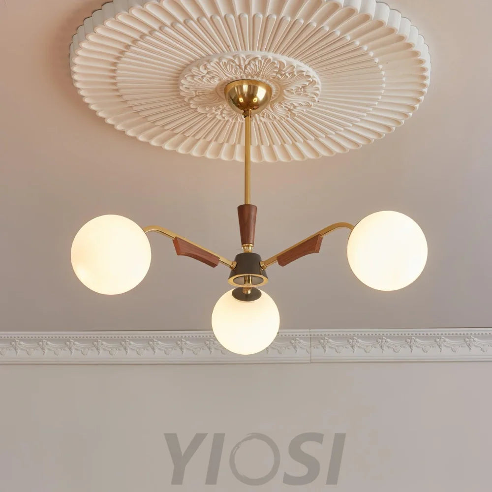 Jeri Sputnik Chandelier with 3/6/8 heads - Bend-1-Yiosilamp