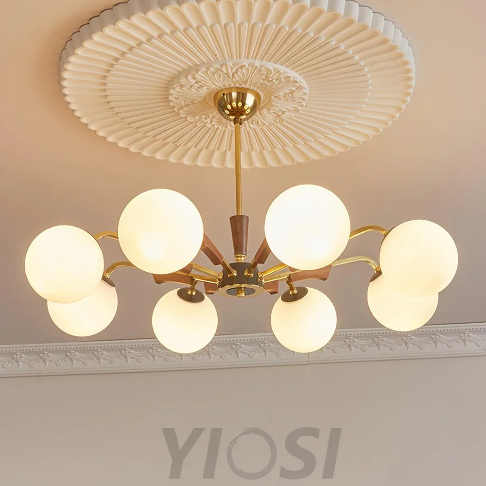 Jeri Sputnik Chandelier with 3/6/8 heads - Bend-1-Yiosilamp