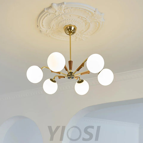Jeri Sputnik Chandelier with 3/6/8 heads - Bend-1-Yiosilamp
