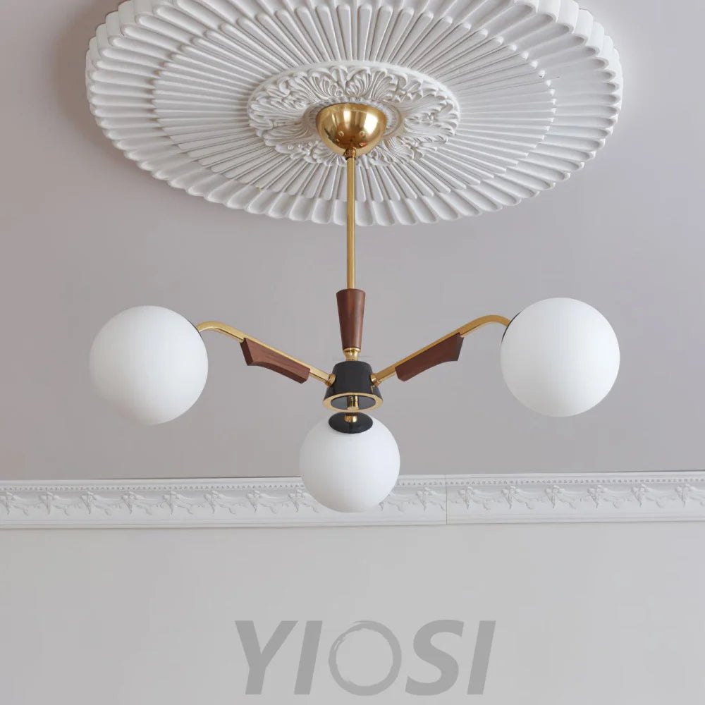 Jeri Sputnik Chandelier with 3/6/8 heads - Bend-1-Yiosilamp