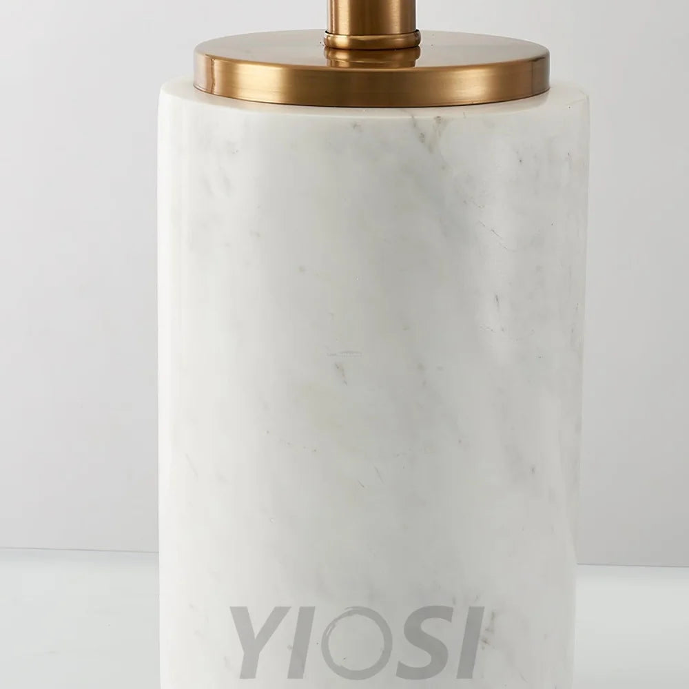 Joan Marble Table Lamp ∅ 11″ - Alabaster-1-Yiosilamp