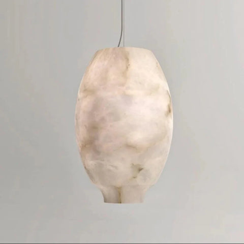 Jomar Alabaster Lantern Pendant Light Bar Large