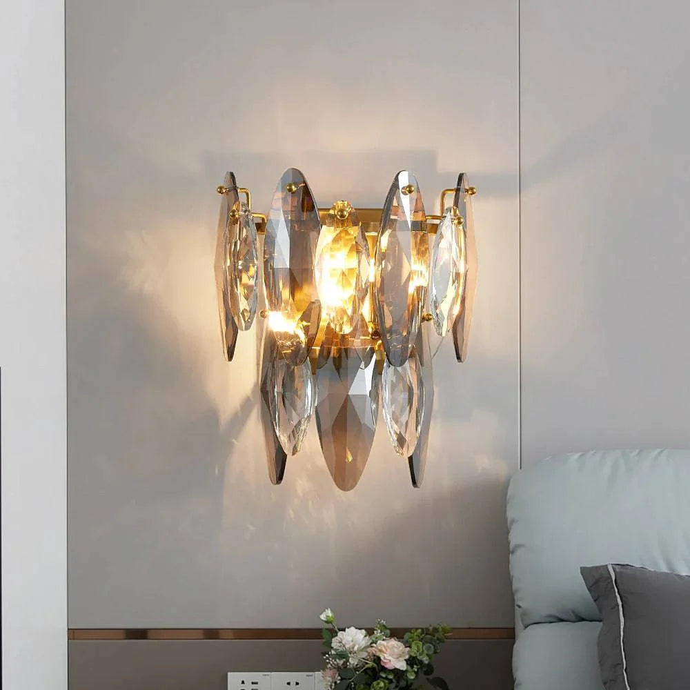 Jonas Modern Crystal Wall Sconce