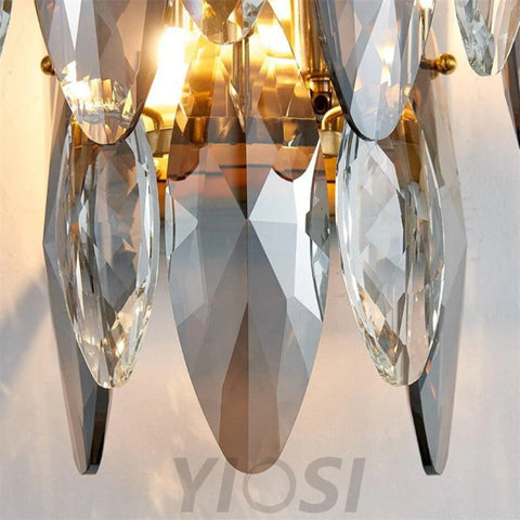 Jonas Modern Crystal Wall Sconce