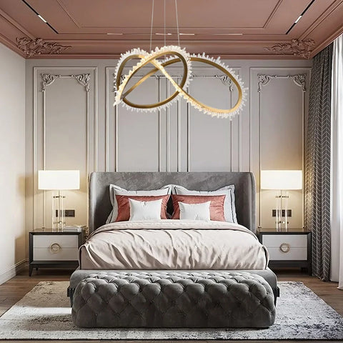 Jonas Modern Round Crystal Chandelier