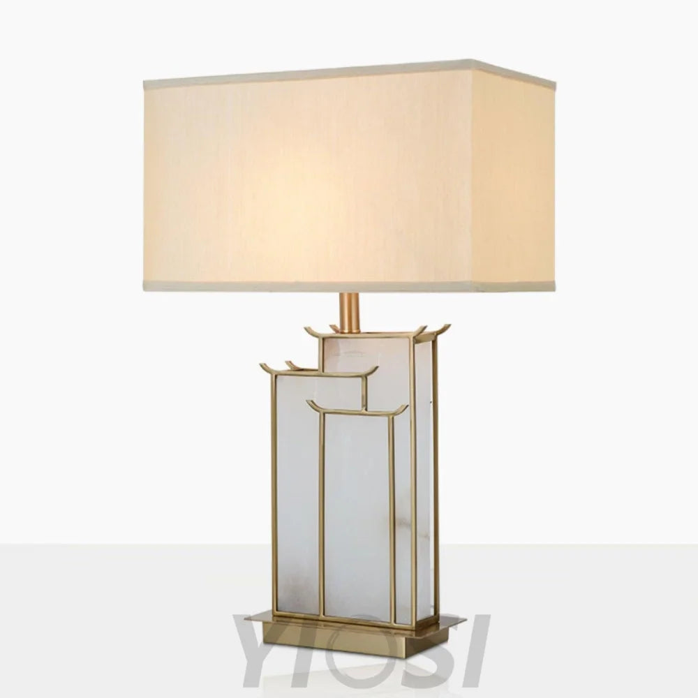 July Alabaster Table Lamp - Alabaster-1-Yiosilamp