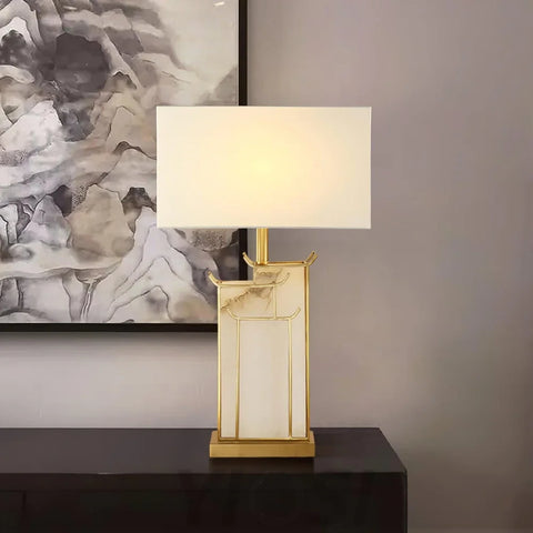 July Alabaster Table Lamp - Alabaster-1-Yiosilamp