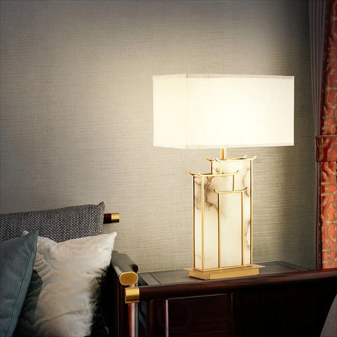 July Alabaster Table Lamp - Alabaster-1-Yiosilamp