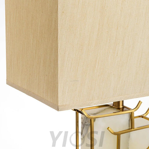 July Alabaster Table Lamp - Alabaster-1-Yiosilamp