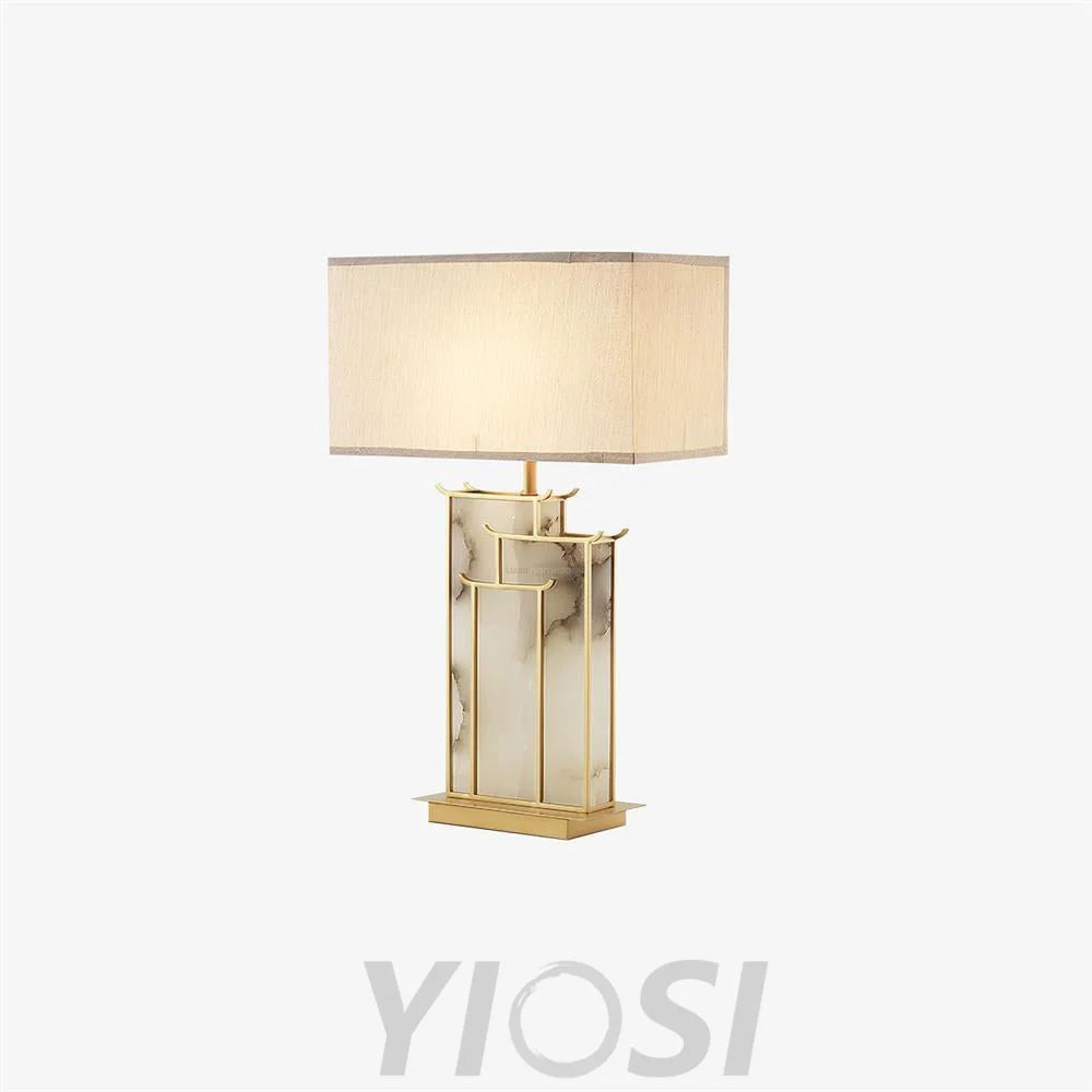 July Alabaster Table Lamp - Alabaster-1-Yiosilamp