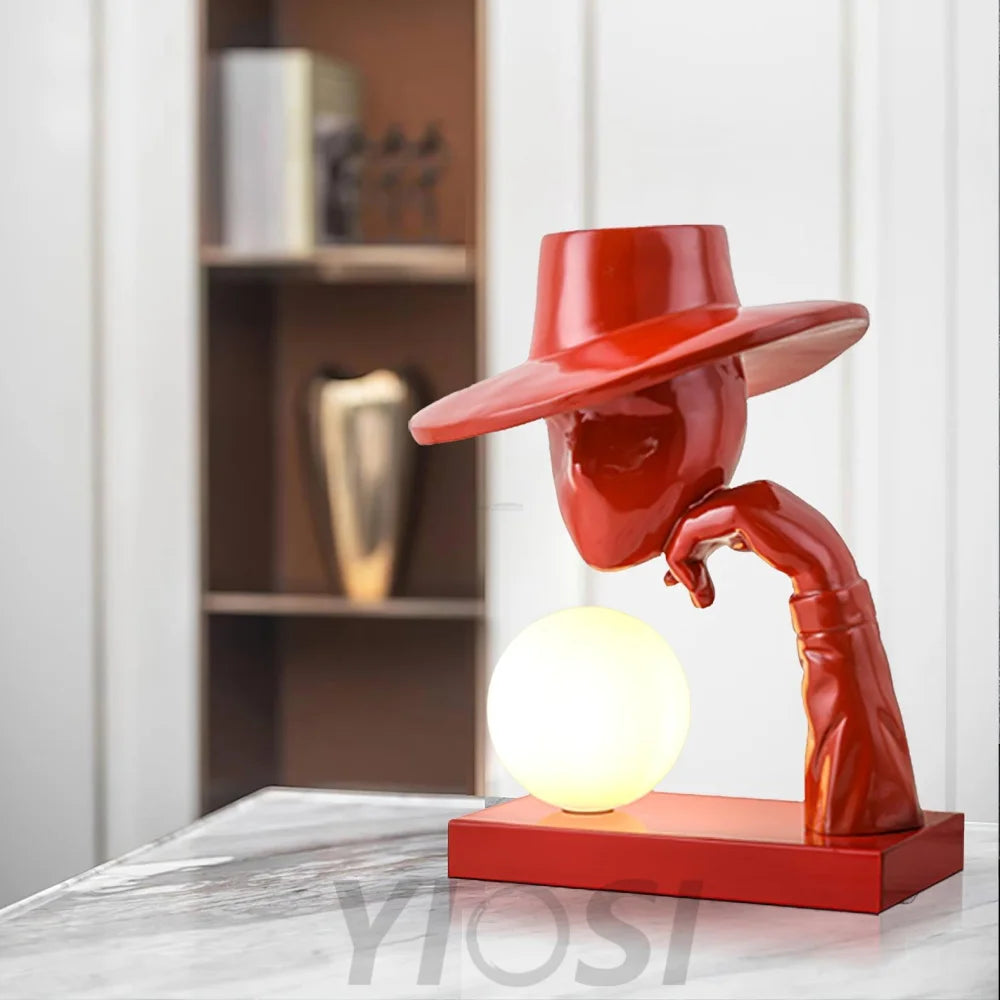Juni Resin Novelty Lamp ∅ 11″ - Creature-1-Yiosilamp