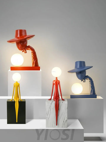 Juni Resin Novelty Lamp ∅ 11″ - Creature-1-Yiosilamp