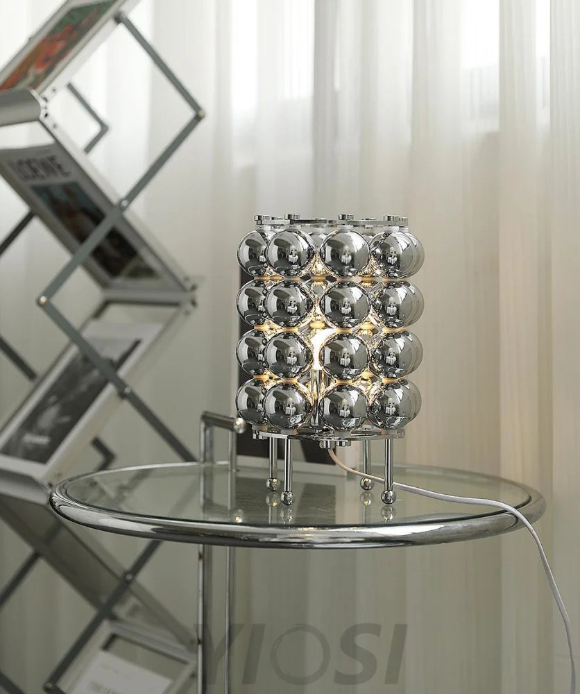 Kare Table Lamp  ∅ 7.5″ - Glistening-1-Yiosilamp