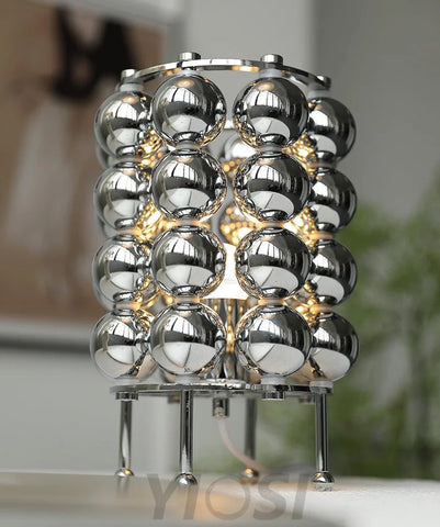 Kare Table Lamp  ∅ 7.5″ - Glistening-1-Yiosilamp