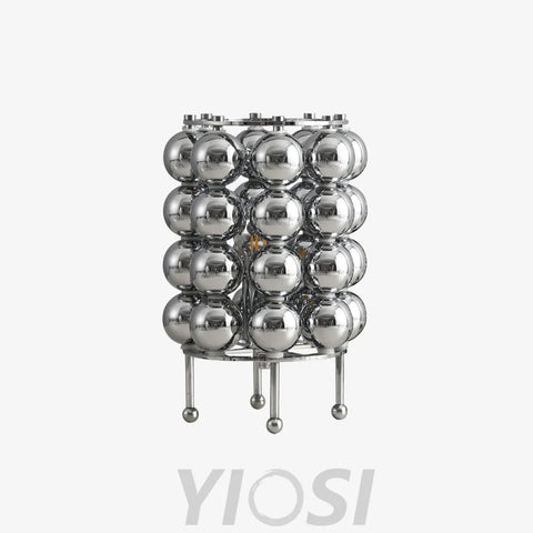 Kare Table Lamp  ∅ 7.5″ - Glistening-1-Yiosilamp