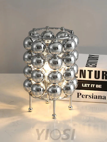 Kare Table Lamp  ∅ 7.5″ - Glistening-1-Yiosilamp