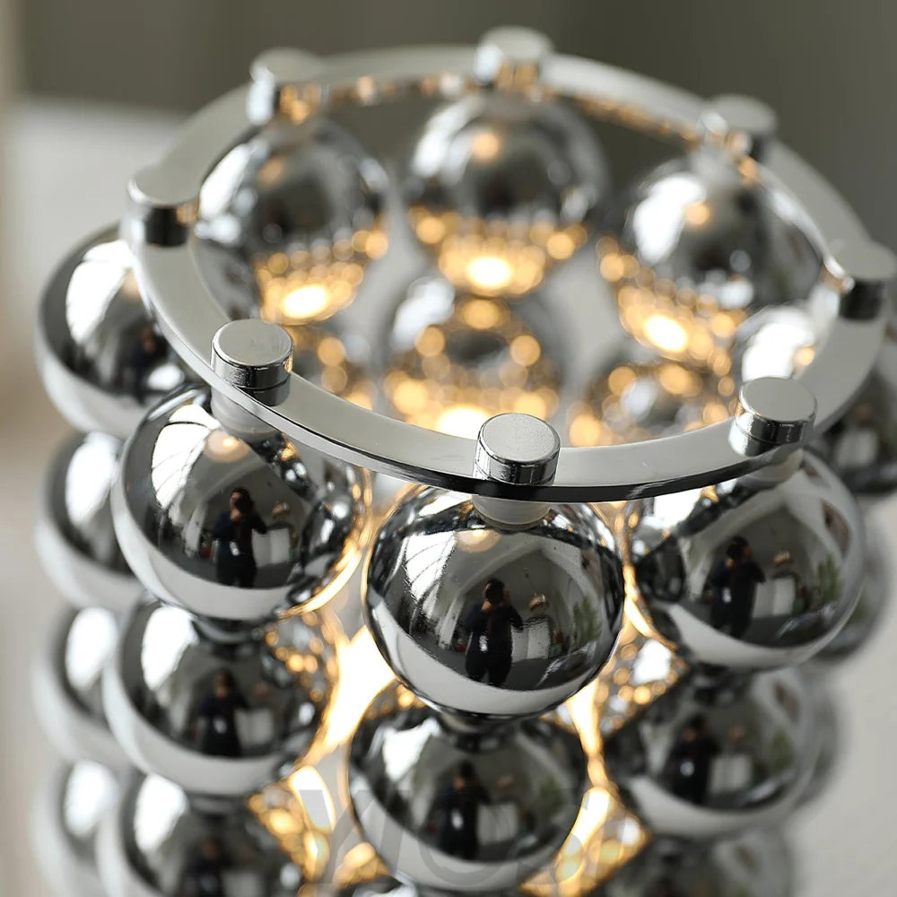 Kare Table Lamp  ∅ 7.5″ - Glistening-1-Yiosilamp