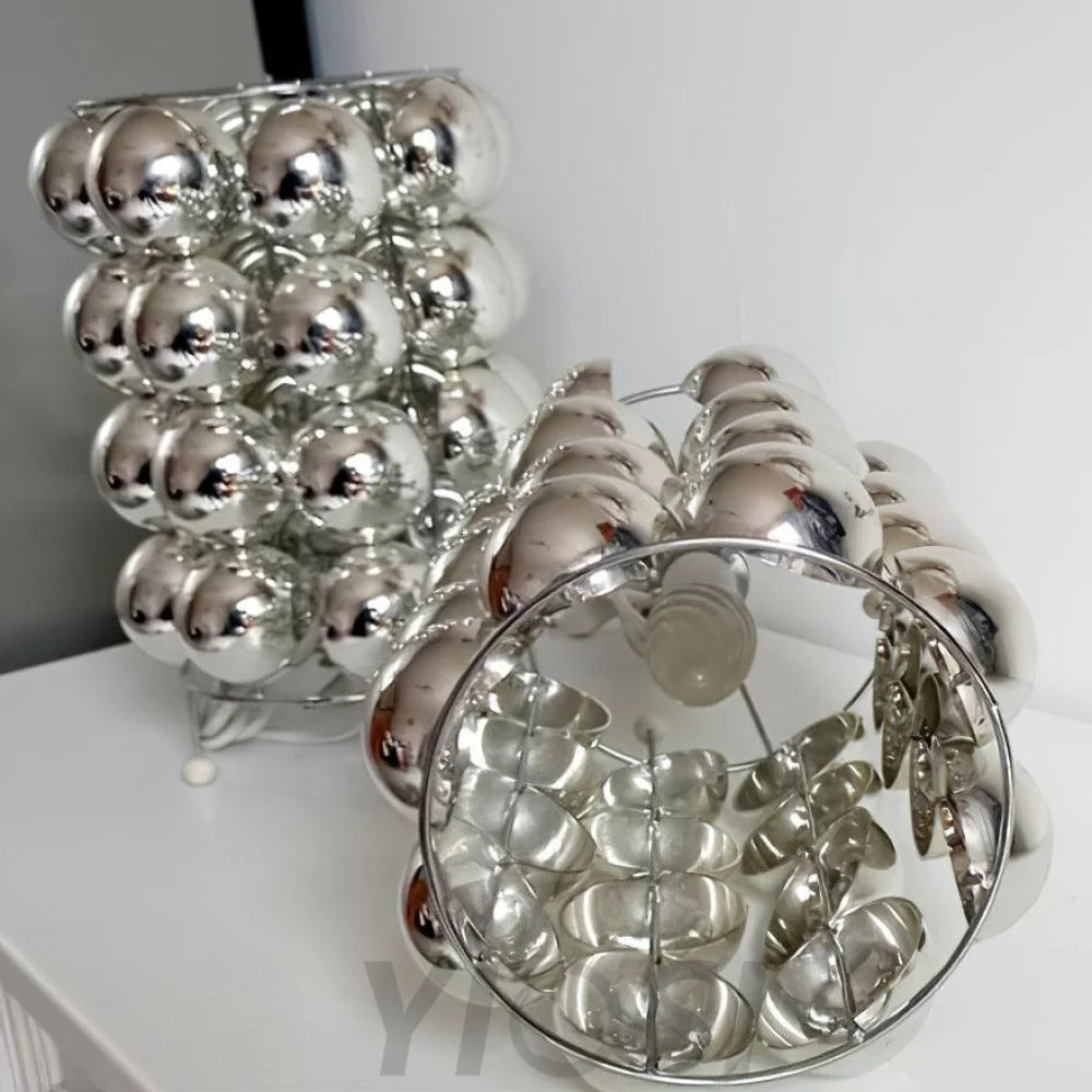 Kare Table Lamp  ∅ 7.5″ - Glistening-1-Yiosilamp