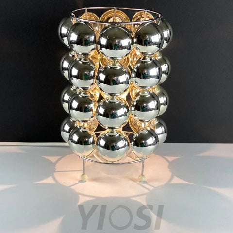 Kare Table Lamp  ∅ 7.5″ - Glistening-1-Yiosilamp