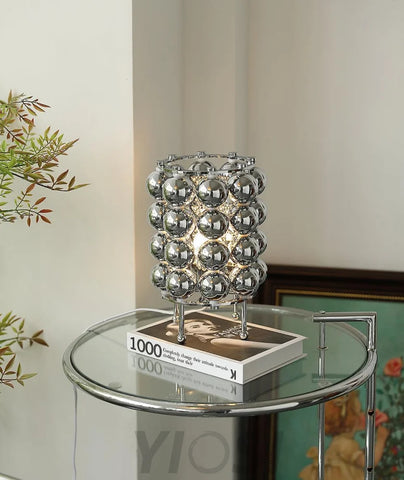 Kare Table Lamp  ∅ 7.5″ - Glistening-1-Yiosilamp