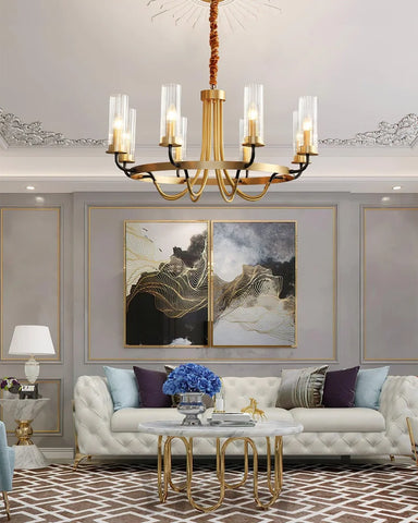 Kearney Chandelier Φ 27.2″ - Lucency-1-Yiosilamp
