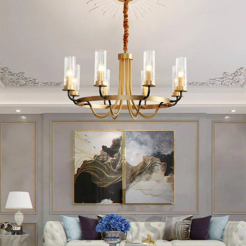 Kearney Chandelier Φ 27.2″ - Lucency-1-Yiosilamp